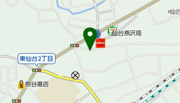 日本キリスト改革派 東仙台教会の地図画像