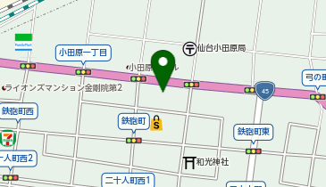 宮城県テニス協会の地図画像