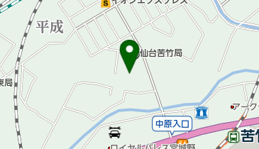 仙台市 東部児童館の地図画像