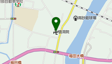 雲洞院の地図画像