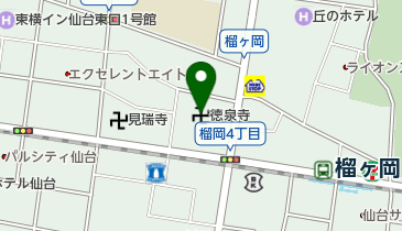 徳泉寺の地図画像