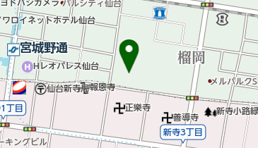 日蓮宗妙音院の地図画像