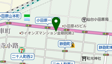 加工彫刻福來の地図画像