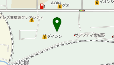 ヘアメイクアークセラビ幸町店の地図画像