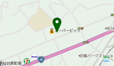 バーバーショップキングの地図画像