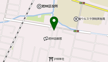 仙台市 若林区中央市民センターの地図画像