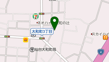 株式会社東京山勝仙台営業所の地図画像