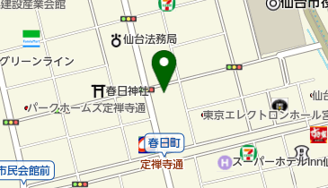 宮城県不動産政治連盟の地図画像