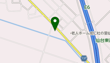 仙台東土地改良区の地図画像