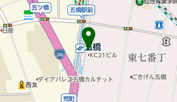 株式会社晃建設仙台営業所の地図画像