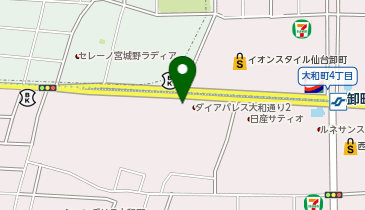 CHP仙台の地図画像