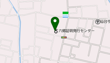 仙台市 六郷児童館の地図画像