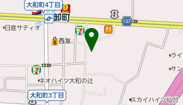 大崎自動車の地図画像