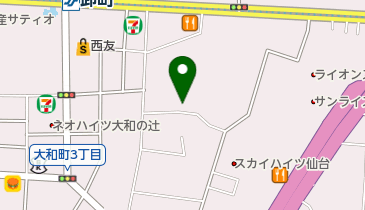 仙台自動車整備工場の地図画像
