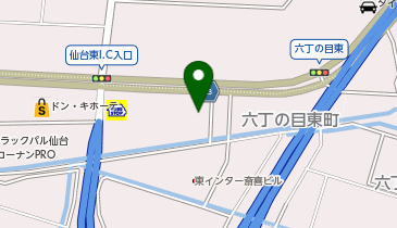 三共自動車販売株式会社 仙台六丁の目店の地図画像