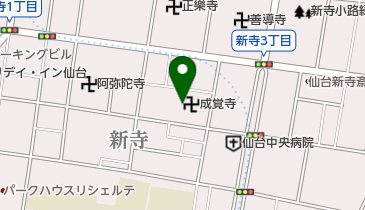 成覺寺の地図画像
