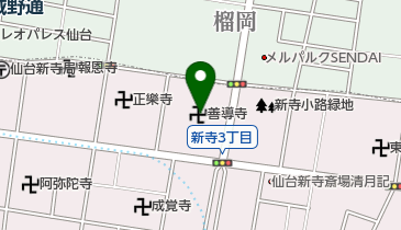 善導寺の地図画像