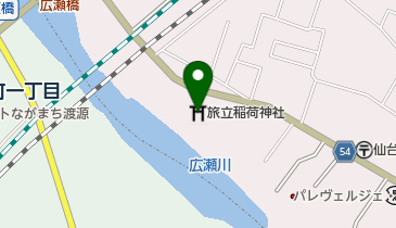 旅立稲荷神社の地図画像