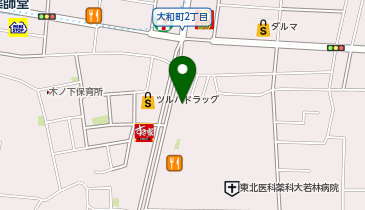 タックルベリー仙台大和店の地図画像