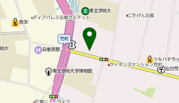 ヘアメイクピースの地図画像