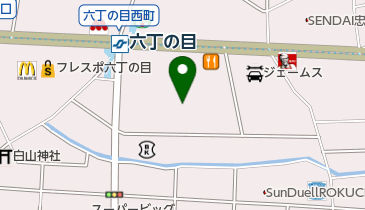 ジョイランチ六丁の目の地図画像