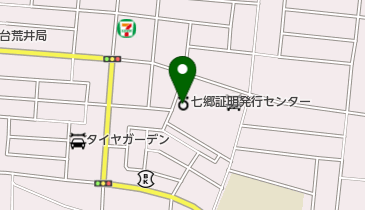 仙台市 若林区保健福祉センター 七郷保健センターの地図画像