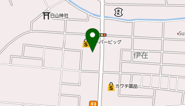 やきとりもつ蔵白山店の地図画像
