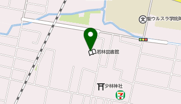 仙台市 若林区文化センターの地図画像
