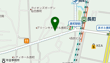 カギの救急車長町店の地図画像