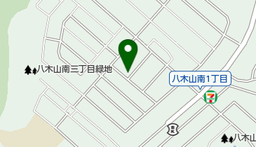 八木山南連合町内会の地図画像