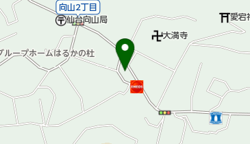 イトマンスイミングスクール向山の地図画像