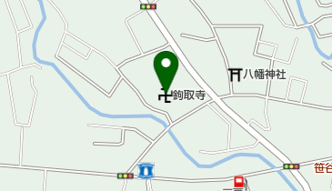 鉤取寺の地図画像