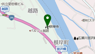 宗禅寺の地図画像