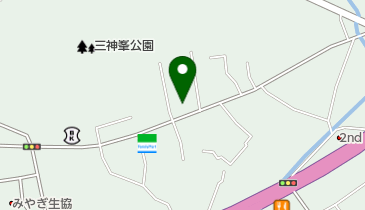 宇野ふとん店の地図画像