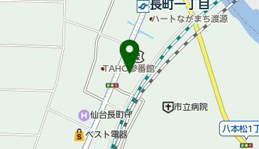 美容室ラピス仙台長町店の地図画像