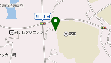 泉聖書バプテスト教会の地図画像