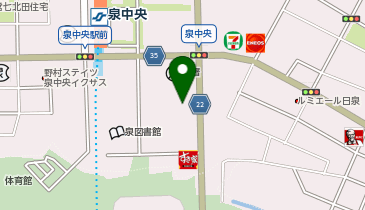 シーガル泉中央店の地図画像