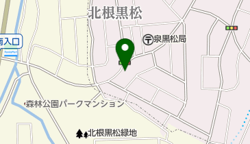 酒の九洲黒松店の地図画像