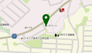 仙台トヨペット株式会社 長命ケ丘店の地図画像