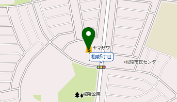 本郷生花店ヤマザワ松陵店の地図画像