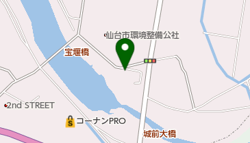 仙台第二警察犬訓練所の地図画像