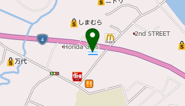 カットインホンダの地図画像