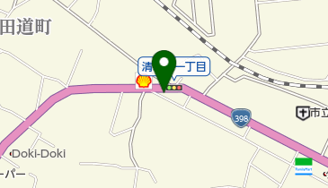 大森石油店の地図画像