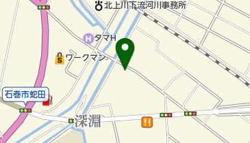 メナード化粧品石巻新橋代行店の地図画像