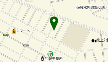 メナード化粧品パークサイド中里代行店の地図画像