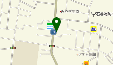 オートファッション石巻の地図画像