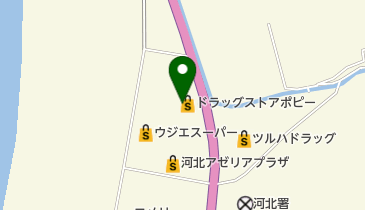 洋菓子カルン ウジエスーパー飯野川店の地図画像