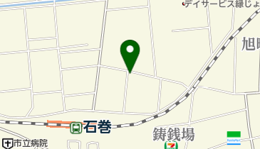 フレンド理容室の地図画像
