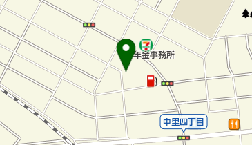 裕味中里店の地図画像