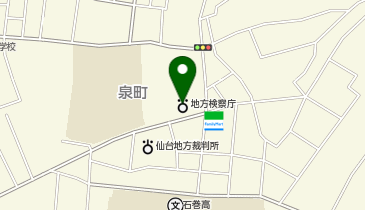 石巻区検察庁の地図画像